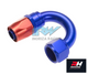 180º AN6 CONNECTION FOR RED HORSE RED/BLUE NAFTA HOSE 