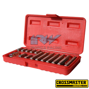 JUEGO DE 15 PUNTAS TORX T20 a T55 CROSSMASTER