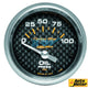 OIL PRESSURE GAUGE 4.5 CARBON 4727