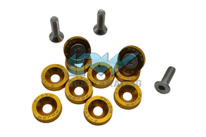 ANODIZED ALUMINUM WASHERS M8 x6 UNITS