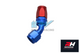 45º AN8 Connection Coupling For RED HORSE Gasoline Hose Red/Blue 