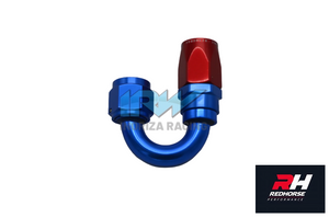 180º AN6 CONNECTION FOR RED HORSE RED/BLUE NAFTA HOSE 