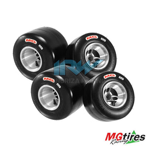 MG Karting Tires Red Set of 4 covers