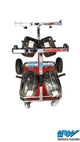 CHROME PLATED KARTING CARRIER WITH SUPPORT