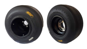 Neumáticos Karting IBF Amarilla Juego de 4 cubiertas
